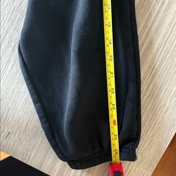 Old Navy Black Jogger Sweatpants Womens Size M Cozy Drawstring - Picture 8 of 9